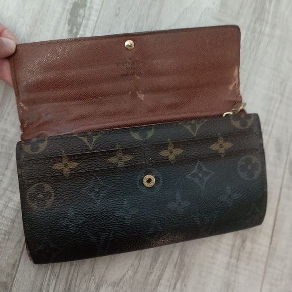 Authentic Louis Vuitton Monogram Sl Long Wallet - Picture 4 of 11